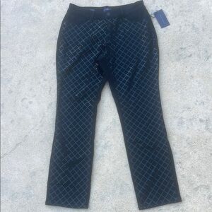 NYDJ Samantha Slim Black Sequin Jeans Women's Size 12P NWT